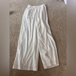 Princess Polly cream linen pants // never worn and in perfect condition